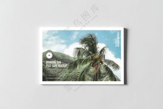 01明信片样机名片贺卡卡片请柬文创展示样机PSD素材