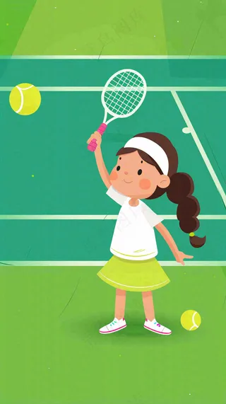 网球运动培训背景