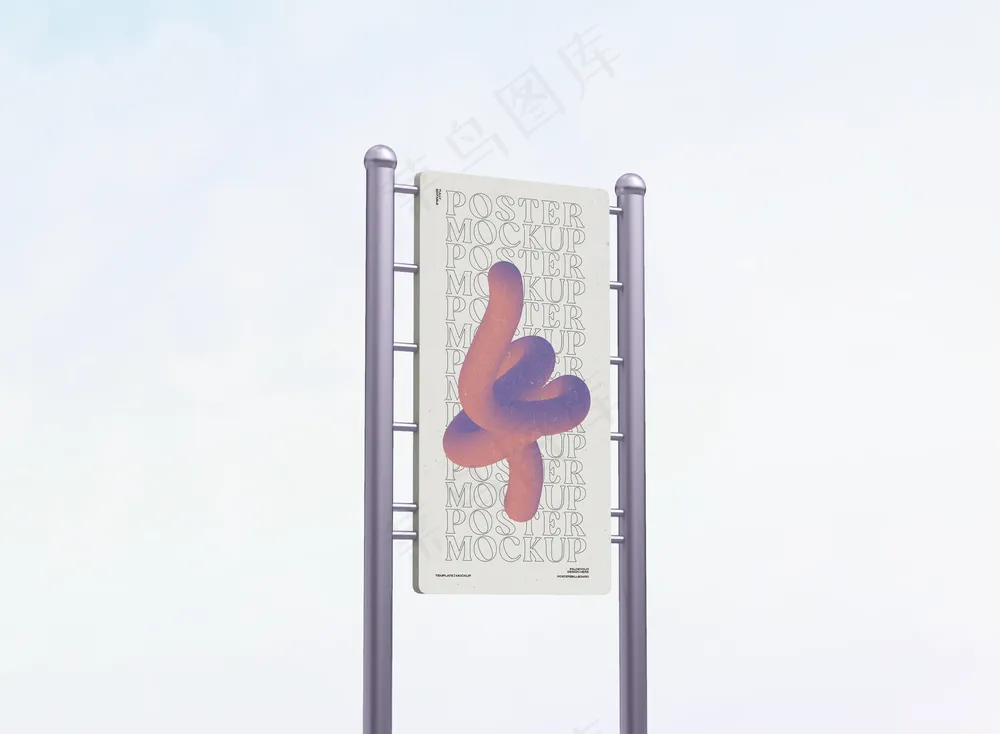 户外广告牌海报样机-09