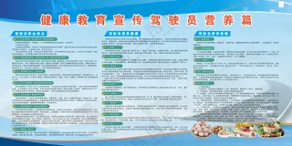 蓝色庄重健康教育宣传