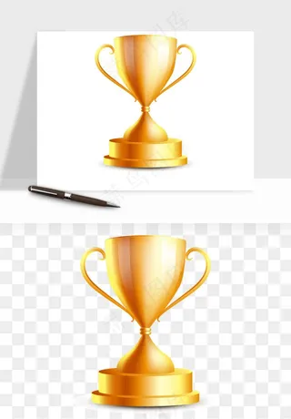 荣誉奖杯冠军金奖png免抠