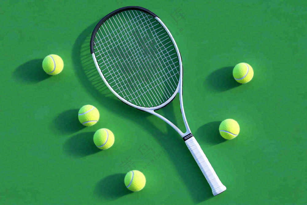 网球运动摄影图