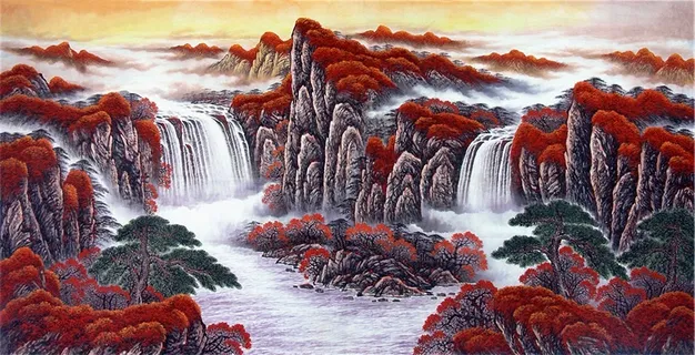 鸿运当头喷绘原图