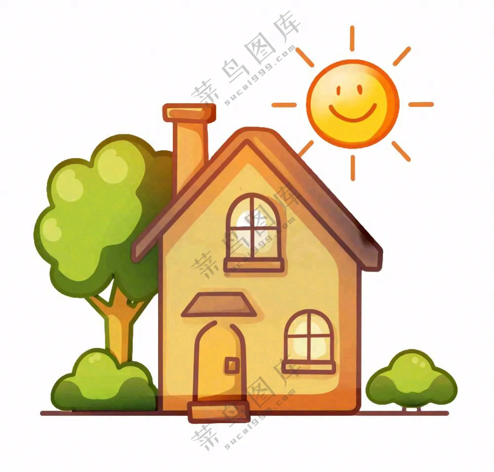 房屋小房子宠物家居卡通免抠