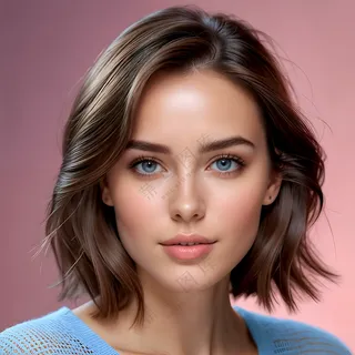 美女齐肩短发发型图片