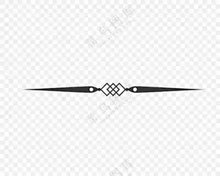 黑色简约风海报装饰免扣图