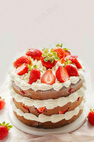 面包蛋糕甜点美食摄影图