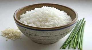 白米饭主食粮食食物摄影图