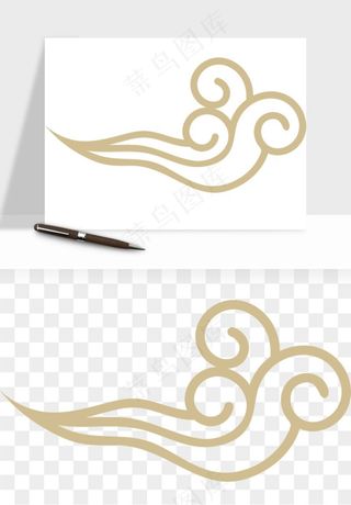 国潮祥云矢量png免抠