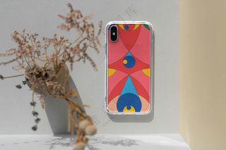 iPhoneX文创手机壳样机手机壳印花贴图样机-18