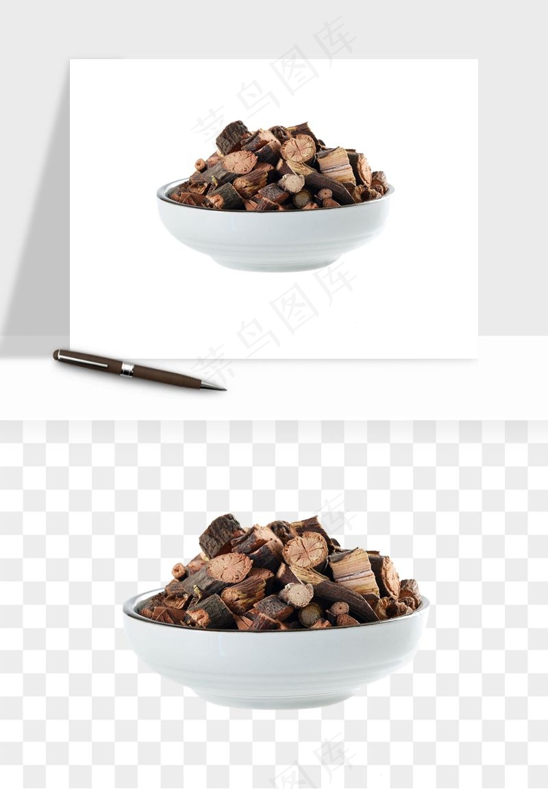 中药养生药材png免抠