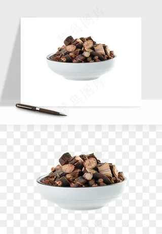 中药养生药材png免抠