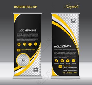 高档易拉宝 企业易拉宝