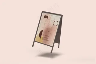 A字型双面展架样机(2)