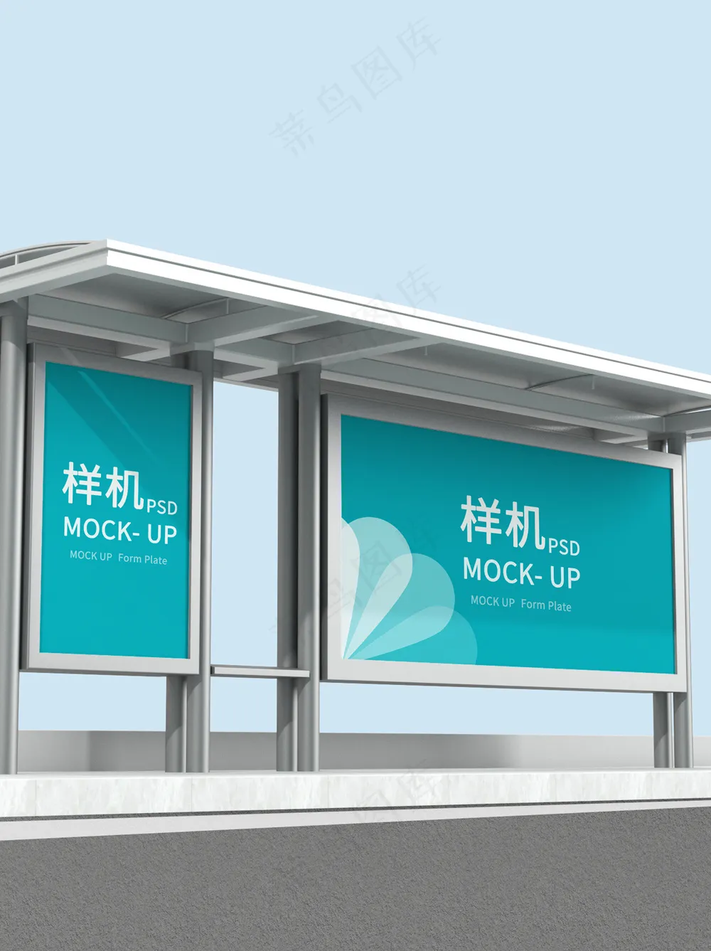 户外车站候车亭广告牌灯箱海报-279