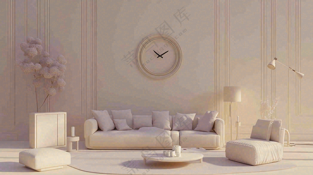 家装家居设计简约风室内装修摄影图