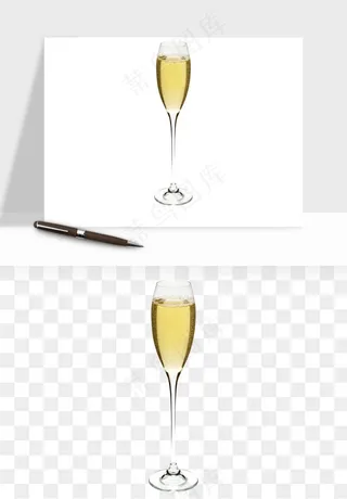 红酒玻璃酒杯png免抠
