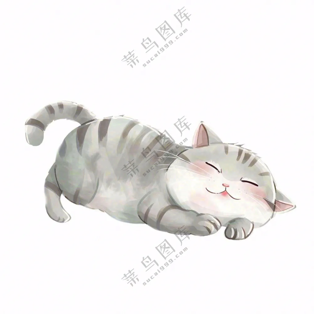 萌宠宠物卡通小猫可爱免抠