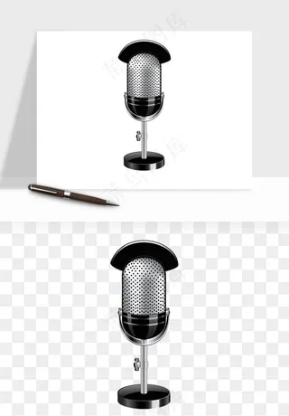 话筒直播麦克风png免抠