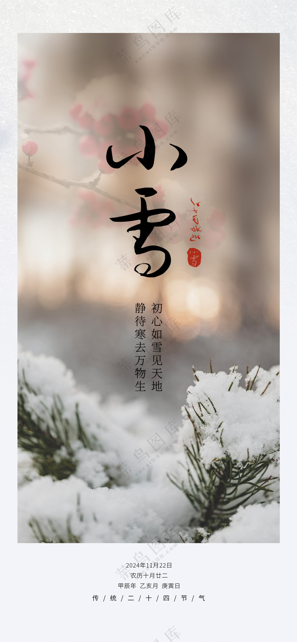 二十四节气-小雪