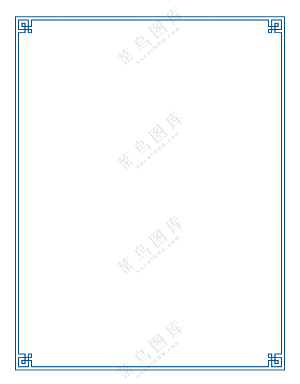 中式边框素材