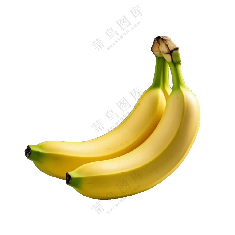 新鲜香蕉素材