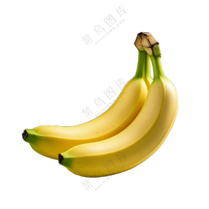 新鲜香蕉素材
