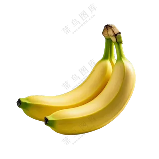 新鲜香蕉素材