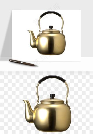 开水壶png免抠