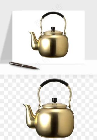 开水壶png免抠