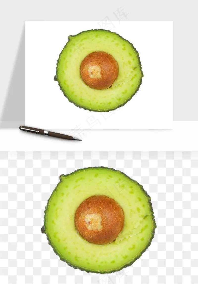 牛油果水果png免抠