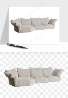 现代沙发家具png免抠