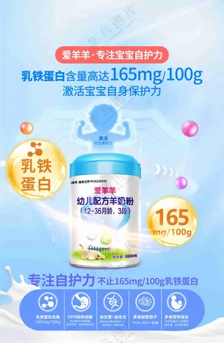 奶粉产品宣传