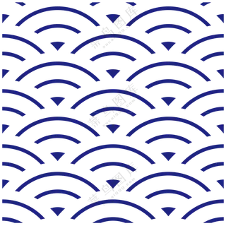 波浪底纹图案 (9)