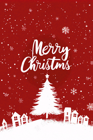 圣诞节卡通插画背景