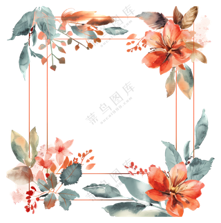 色花朵装饰免抠元素