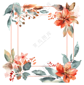 色花朵装饰免抠元素