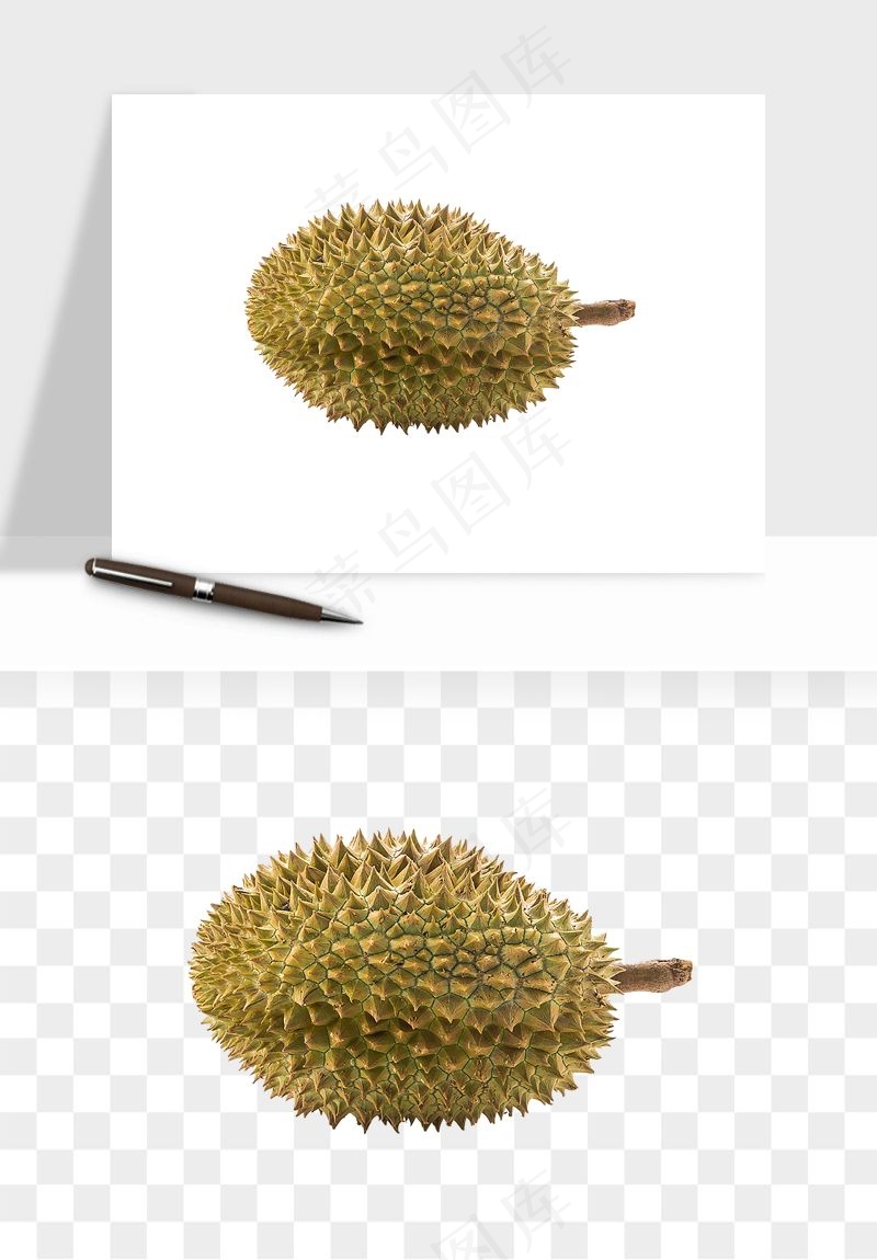 榴莲果肉水果png免抠