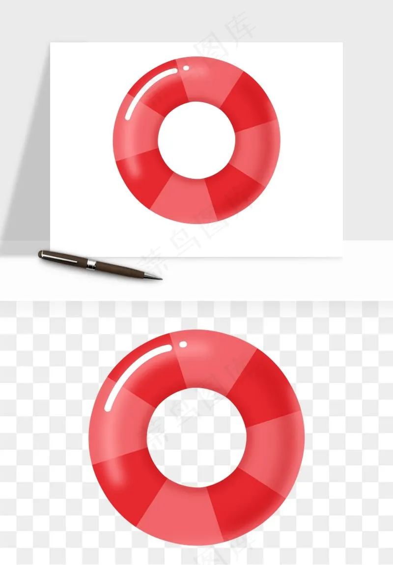 游泳圈png免抠