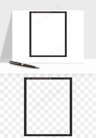 电影黑胶胶片元素png免抠