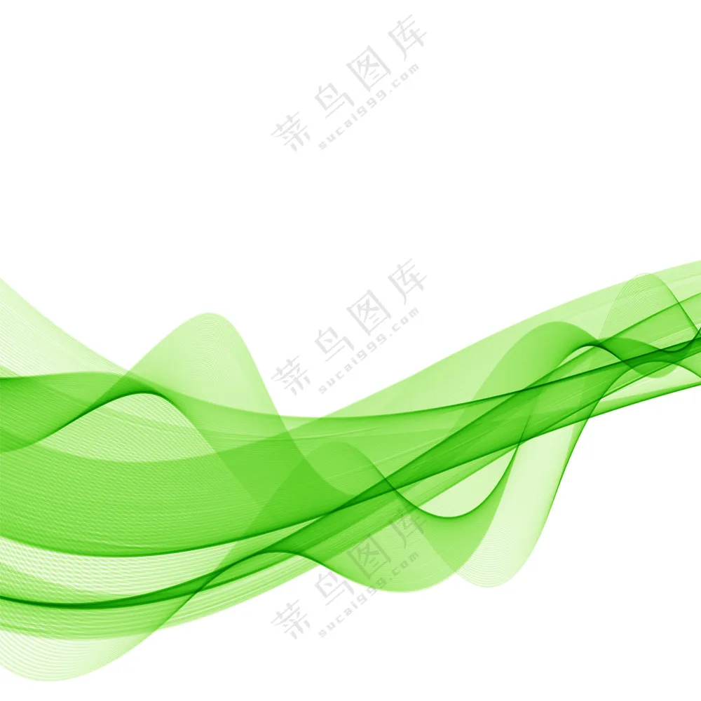 绿色彩带素材 绿色彩带素材