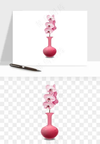 花瓶摆件花艺png免抠图