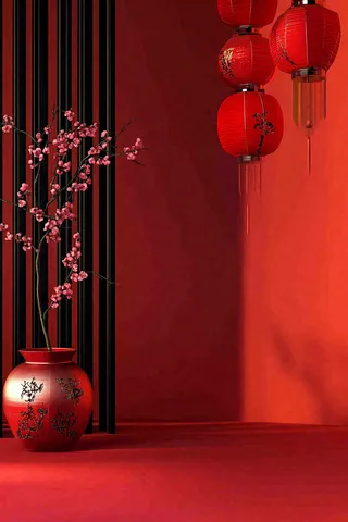 年货节促销电商背景