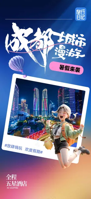 成都城市旅游活动海报