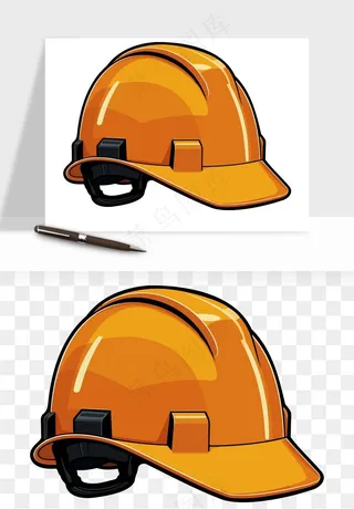 安全帽png免抠