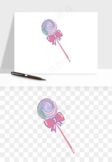 棒棒糖圈圈糖png免抠