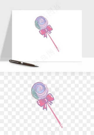 棒棒糖圈圈糖png免抠
