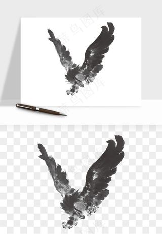 老鹰雄鹰展翅png免抠