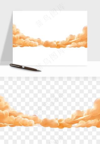 国潮祥云海浪云层云彩png免抠