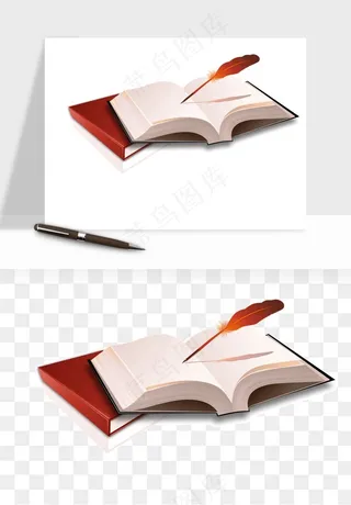 翻开书籍打开书本png免抠